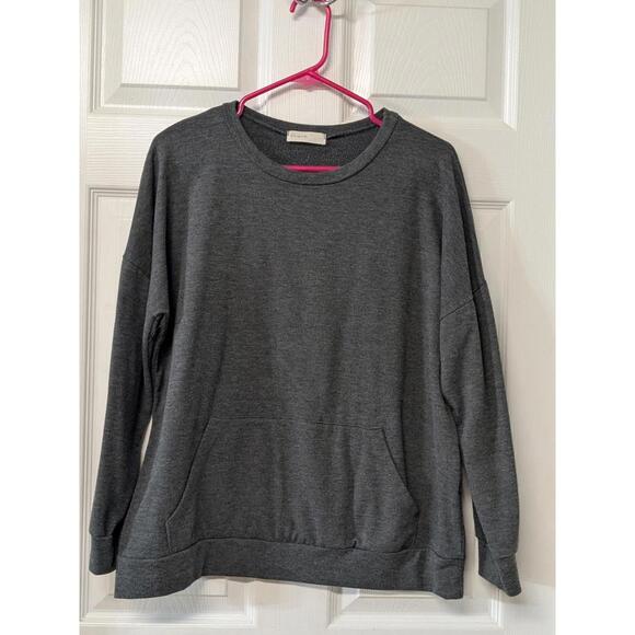 Other - Soft Gray Pullover Sweatshirt by Perfect